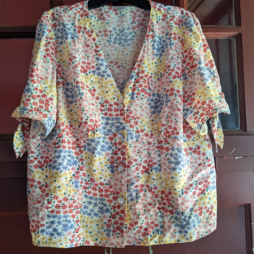 Rails 'Ollie' Top In Flower Meadow - image 4